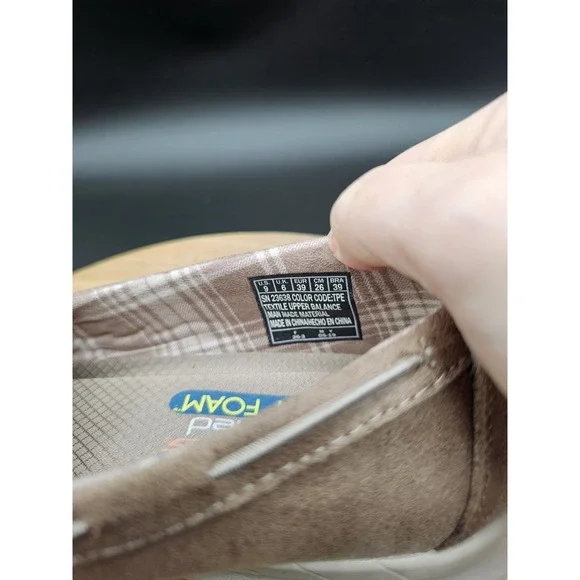 Skechers Womens Wave Lite Playful Sneakers Size‎ 9 Taupe - Picture 7 of 9